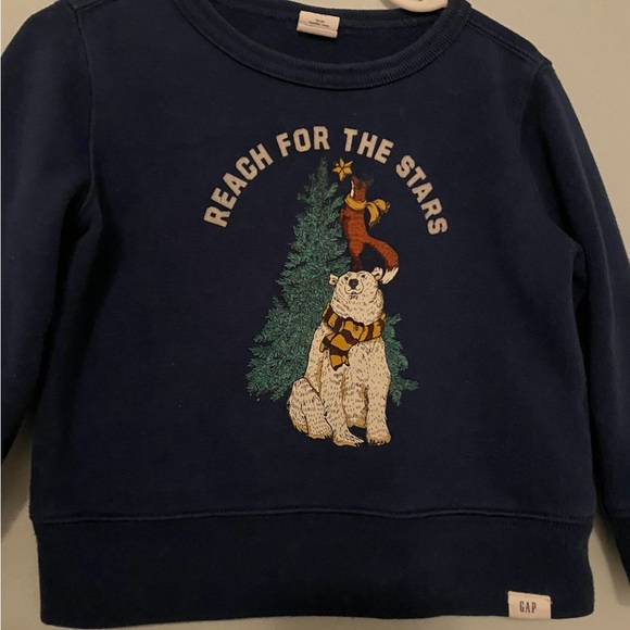 GAP light crewneck sweater 18-24M - Picture 2 of 4
